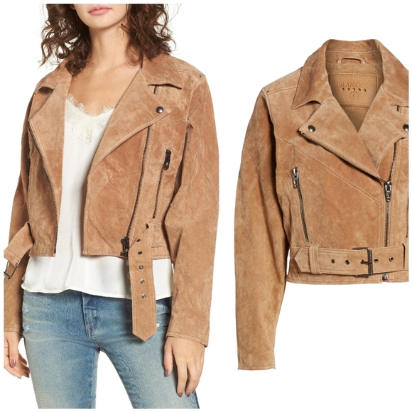 Blank NYC Jackets & Blazers - Blank NYC Suede Dolman Moto Jacket
